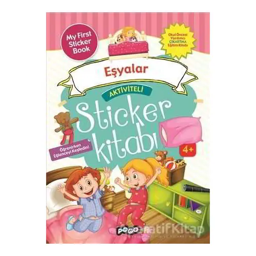 Aktiviteli Sticker Kitabı - Eşyalar - Kolektif - Pogo Çocuk