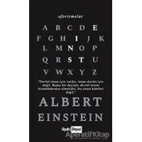 Aforizmalar - Albert Einstein - Siyah Beyaz Yayınları