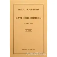 Batı Şiirlerinden Çeviriler - Sezai Karakoç - Diriliş Yayınları