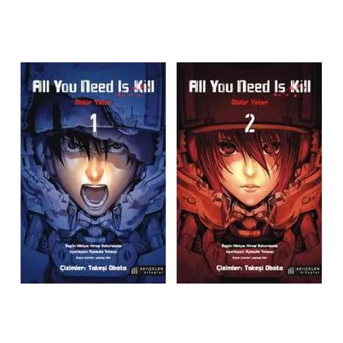 All You Need Is Kill (Öldür Yeter) 2 Kitap Set - Hiroşi Sakurazaka - Akıl Çelen Kitaplar