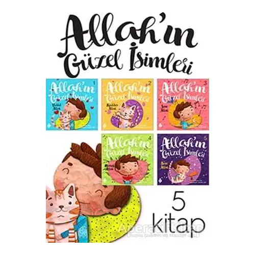 Allahın Güzel İsimleri Seti (5 Kitap) - Özkan Öze - Uğurböceği Yayınları