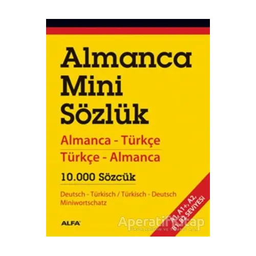 Almanca Mini Sözlük - Suat Koyuncu - Alfa Yayınları