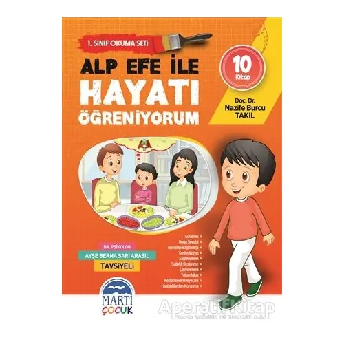 Alp Efe ile Hayatı Öğreniyorum - 1. Sınıf Okuma Seti (10 Kitap Takım)