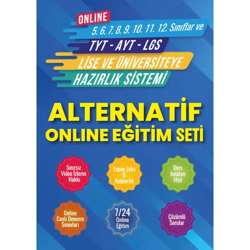 Alternatif Online Eğitim Seti (12 AYLIK)