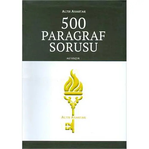 Altın Anahtar 500 Paragraf Sorusu