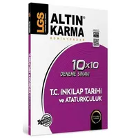 Altın Karma 8. Sınıf LGS T.C İnkılap Tarihi ve Atatürkçülük 10x10 Deneme