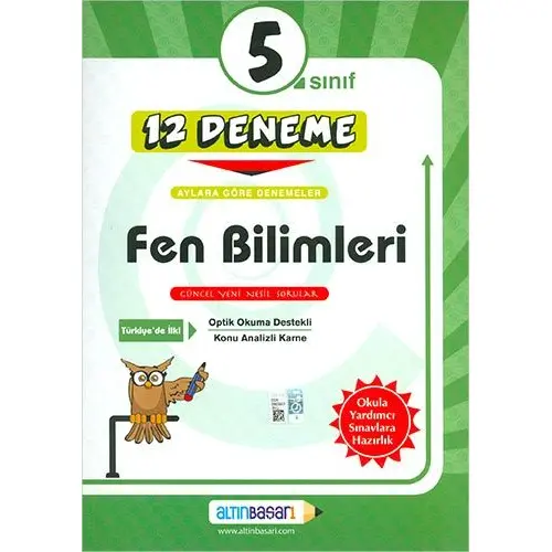 Altınbaşarı 5. Sınıf Fen Bilimleri 12 Deneme