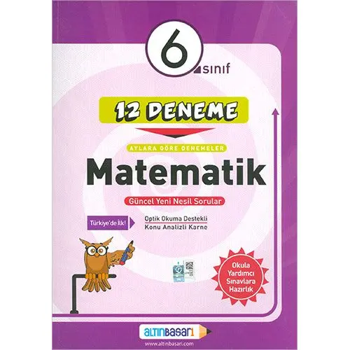 Altınbaşarı 6.Sınıf Matematik 12 Deneme