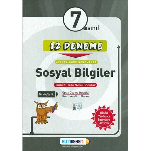 Altınbaşarı 7.Sınıf Sosyal Bilgiler 12 Deneme