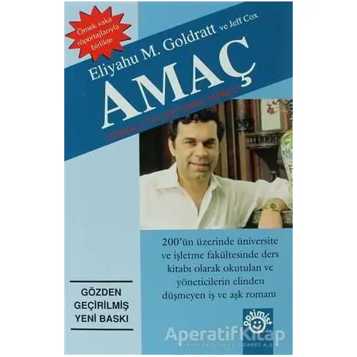 Amaç - Eliyahu M. Goldratt - Optimist Kitap