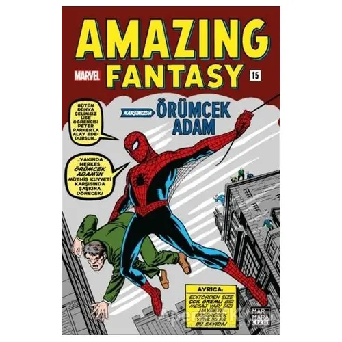 Amazing Fantasy 15 / Karşınızda Örümcek Adam - Stan Lee - Marmara Çizgi