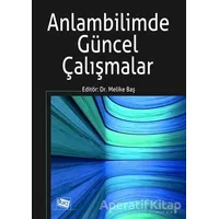 Anlambilimde Güncel Çalışmalar - Melike Baş - Anı Yayıncılık