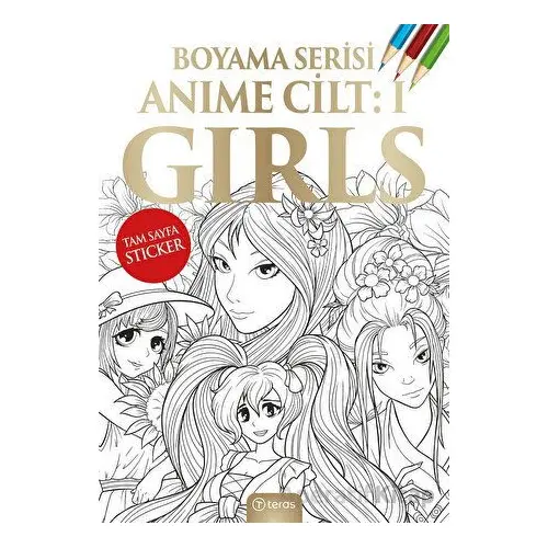 Anime Boyama Cilt I: Girls - Kolektif - Teras Kitap