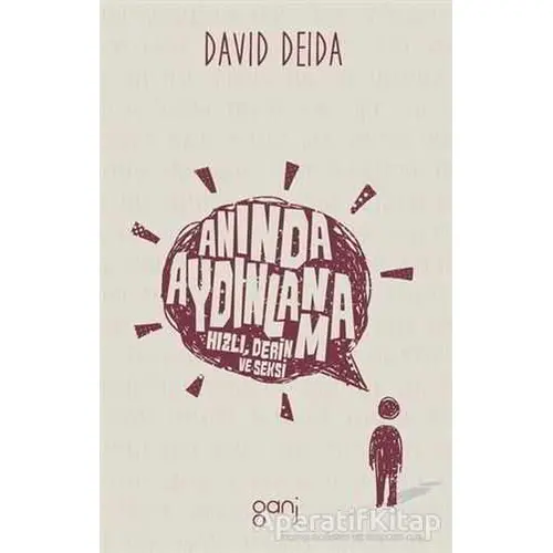 Anında Aydınlanma - David Deida - Ganj Kitap