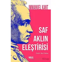 Saf Aklın Eleştirisi - Immanuel Kant - Gece Kitaplığı