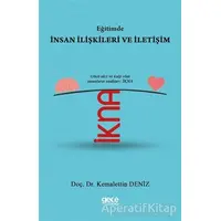 Eğitimde İnsan İlişkileri ve İletişim - Kemalettin Deniz - Gece Kitaplığı