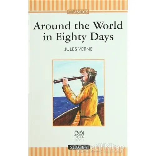 Around The World İn Eighty Days - Jules Verne - 1001 Çiçek Kitaplar