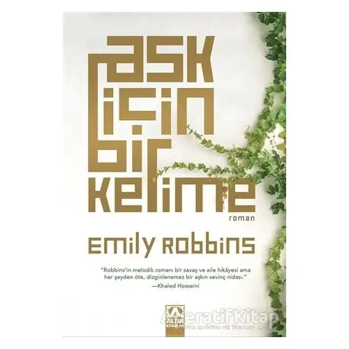 Aşk İçin Bir Kelime - Emily Robbins - Altın Kitaplar