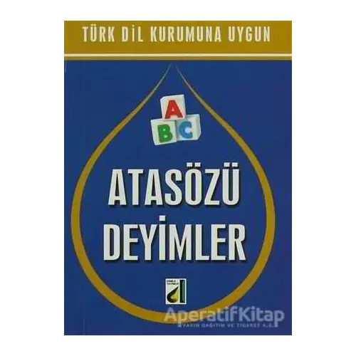 Atasözü Deyimler - Şerif Benekçi - Damla Yayınevi