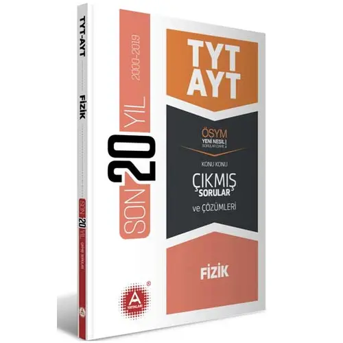 AYayınları TYT AYT Fizik Son 20 Yıl Konu Konu Çıkmış Sorular ve Çözümleri