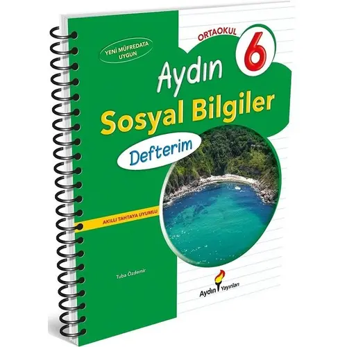 Aydın 6. Sınıf Sosyal Bilgiler Defterim