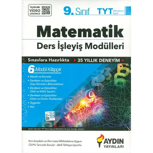 Aydın 9.Sınıf TYT Matematik Ders İşleyiş Modülleri