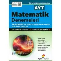 Aydın AYT Matematik 10lu Deneme (Kampanyalı)