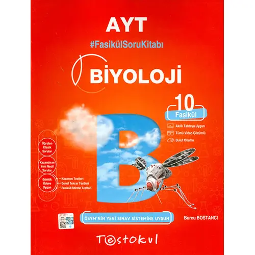 AYT Biyoloji Fasikül Soru Kitabı Test Okul