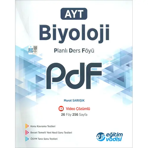 AYT Biyoloji Planlı Ders Föyü Eğitim Vadisi