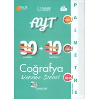 Palme AYT Coğrafya Palmetre 30+10 Deneme Sınavı