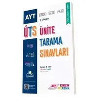 Esen Üçrenk AYT Eşit Ağırlık Sözel 1. Dönem ÜTS Ünite Tarama Sınavları