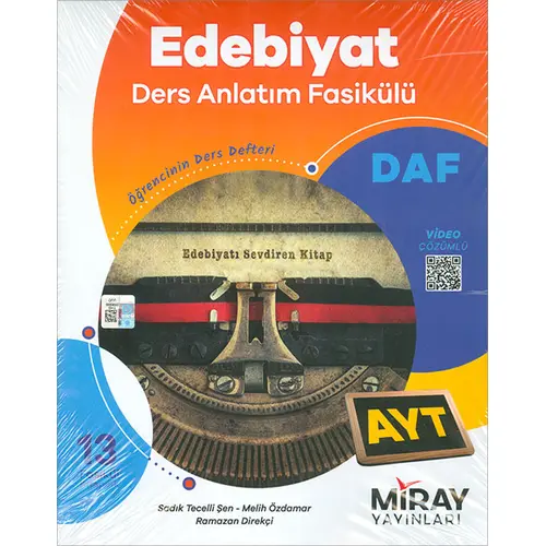 AYT Edebiyat Ders Anlatım Fasikülü Miray Yayınları