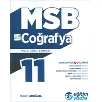 11.Sınıf Coğrafya MSB Multi Soru Bankası Eğitim Vadisi Yayınları