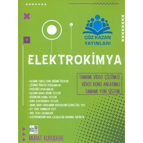 AYT Elektrokimya Konu Anlatım Çöz Kazan Yayınları