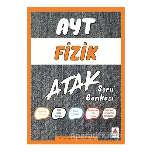 AYT Fizik Atak Soru Bankası - Sedat Dirican - Delta Kültür Yayınevi