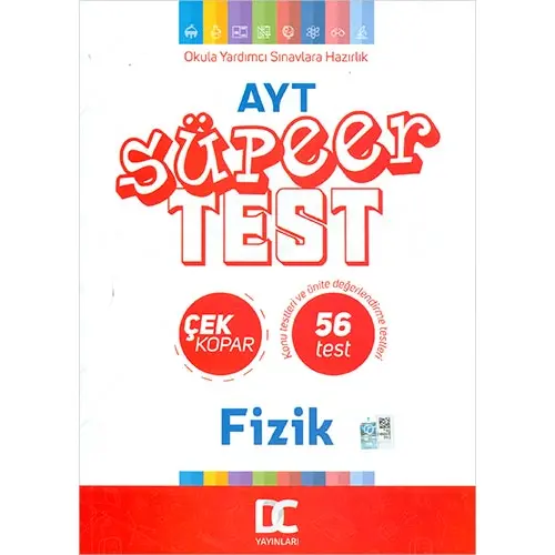 AYT Fizik Süper Test Çek Kopar Doğru Cevap Yayınları