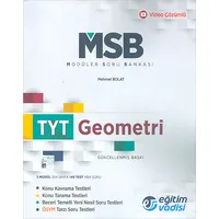 Eğitim Vadisi TYT Geometri Modüler Soru Bankası Video Çözümlü (Kampanyalı)