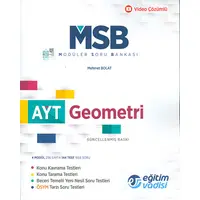 AYT Geometri Güncel MSB Modüler Soru Bankası Eğitim Vadisi (Kampanyaşı)