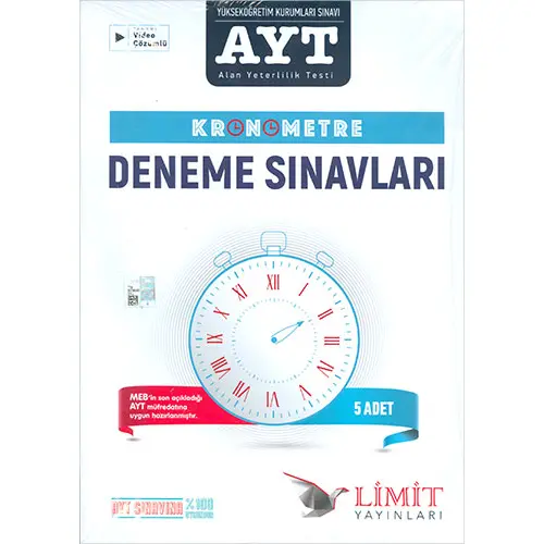 AYT Kronometre 5li Deneme Seti Limit Yayınları