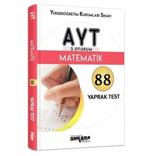 AYT Matematik 88 Yaprak Test Ankara Yayıncılık