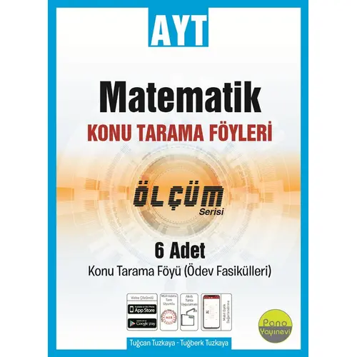 AYT Matematik Tarama Föyleri 6 Fasikül Pano Yayınevi