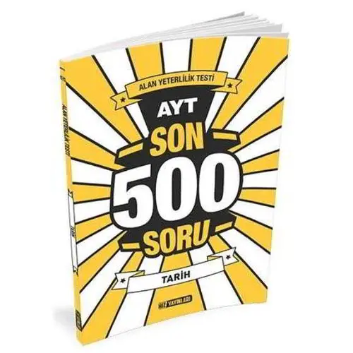 AYT Son 500 Soru Coğrafya Hız Yayınları