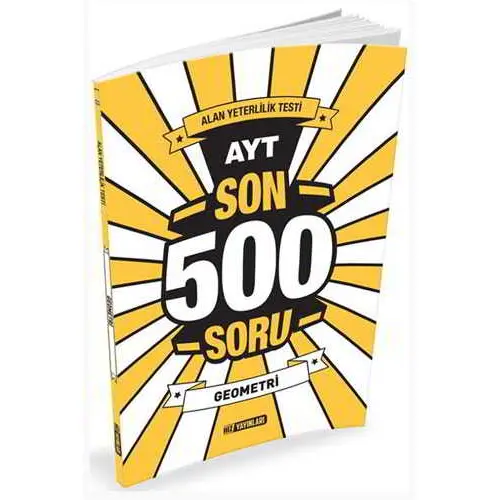 AYT Son 500 Soru Geometri Hız Yayınları