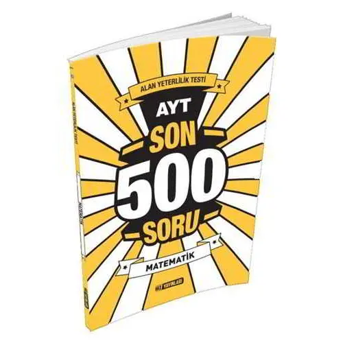 AYT Son 500 Soru Matematik Hız Yayınları