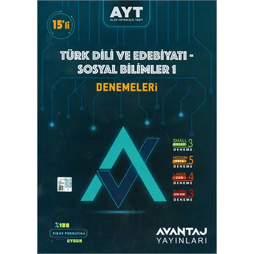 AYT Türk Dili ve Edebiyatı, Sosyal Bilimler-1 Denemeleri Avantaj Yayınları