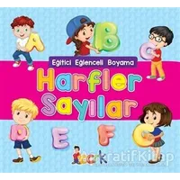 Harfler Sayılar - Eğitici Eğlenceli Boyama - Kolektif - Bıcırık Yayınları