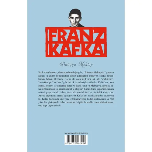 Babaya Mektup - Franz Kafka - Maviçatı Yayınları