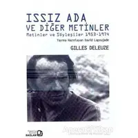 Issız Ada ve Diğer Metinler - Gilles Deleuze - Bağlam Yayınları