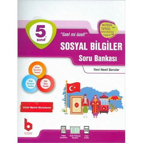 5. Sınıf Sosyal Bilimler Soru Bankası - Kolektif - Basamak Yayınları