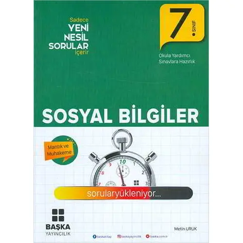 Başka 7.Sınıf Sosyal Bilgiler Yeni Nesil Sorular